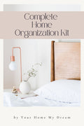 Printable Home Organization Kit | Cleaning Checklists, Declutter Planner & Pantry Labels